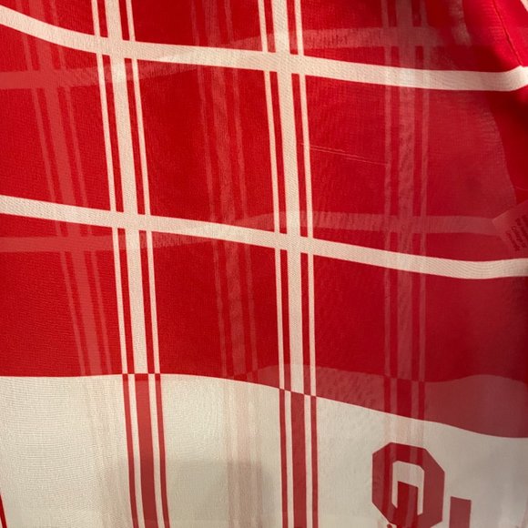 NEVER WORN OU Sooner Sheer Top - Picture 2 of 3